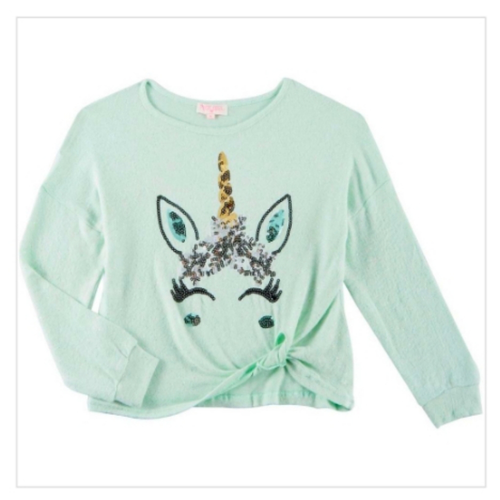 Unicorn Big Girl All Sequin shirt